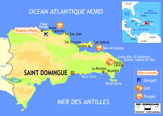 carte republique dominicaine